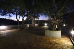 Jacuzzi area at dusk